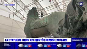 La statue de Louis XIV va bientôt être réinstallée sur la place Bellecour