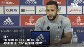 OL : "Je suis très fier d'être un joueur de Lyon" assure Depay