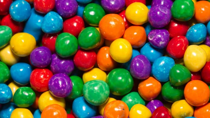 Bonbons multicolores