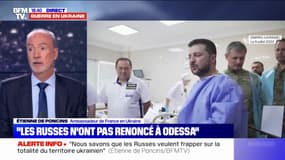 Guerre en Ukraine: au début de l'invasion russe, la France a proposé à Volodymyr Zelensky "de se réfugier à l'ambassade de France"