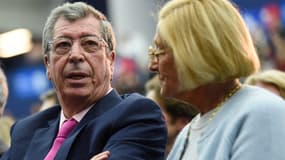 Les époux Balkany, qui dirigent la ville de Levallois-Perret, lors d'un meeting de l'UMP le 25 novembre dernier.