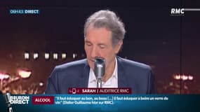 Sarah, auditrice RMC: "Au restaurant, quelqu'un m'a proposé ses services. Je pensais à des peintures. Il m'a dit 'non, l'amour !' J'aurais dû lui demander son tarif !"