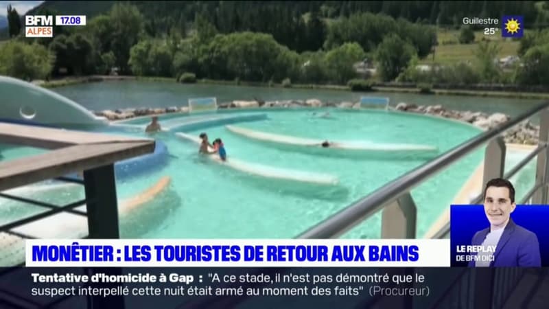Hautes-Alpes: les touristes sont de retour à Monêtier-les-Bains