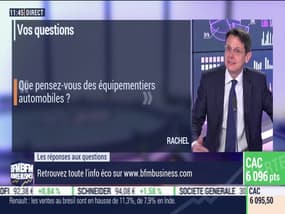 Les questions : Que pensez-vous des équipementiers automobiles ? - 17/01