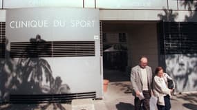 Photo d'archive prise le 11 septembre 1997 de la facade de la Clinique du Sport à Paris.