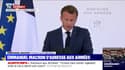 Emmanuel Macron: "Demain, les Armées sauront céder la première place" aux soignants "qui se sont battus" contre le Covid-19