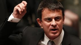 Le ministre de l'Intérieur, Manuel Valls