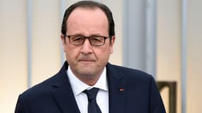 François Hollande le 27 janvier 2015 au Mémorial de la Shoah.