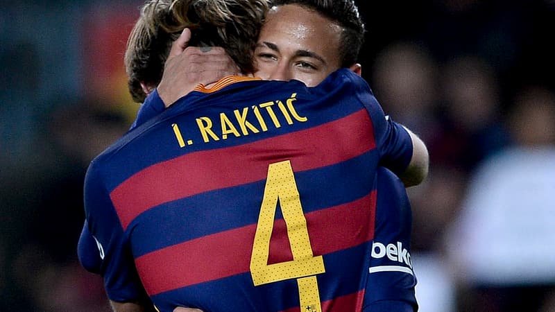 Rakitic et Neymar