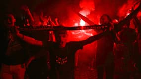 Des supporters marseillais 