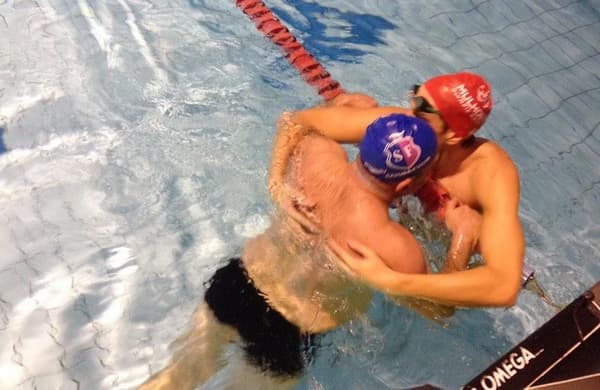 Vincent Moscato et Yannick Agnel