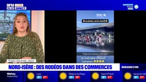 Deux personnes jugées après des rodéos dans des commerces du Nord-Isère