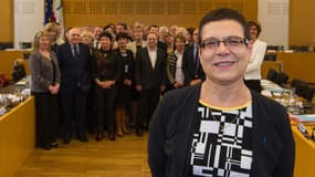 La présidente du Conseil Départemental du Doubs, Christine Bouquin
