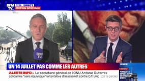 Emmanuel Macron adresse sur X (ex-Twitter) ses "vœux de prompt rétablissement" à Donald Trump