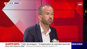 Pour Manuel Bompard (LFI), "la légalisation du cannabis pourrait être une mesure utile" contre le trafic de drogues