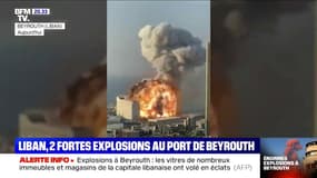 Explosions à Beyrouth: plusieurs victimes et de très importants dégâts matériels