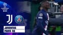 Juventus-PSG : le but de Nuno Mendes qui délivre les Parisiens
