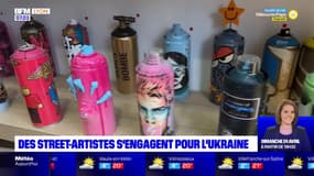 Villeurbanne: des street-artistes s'engagent pour l'Ukraine