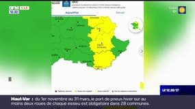 Var: le département placé en vigilance jaune aux vents violents, de fortes rafales attendues