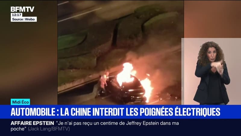 La Chine va interdire les poignées de voiture qui se fondent dans la carrosserie et qui peuvent se bloquer en cas d'accident