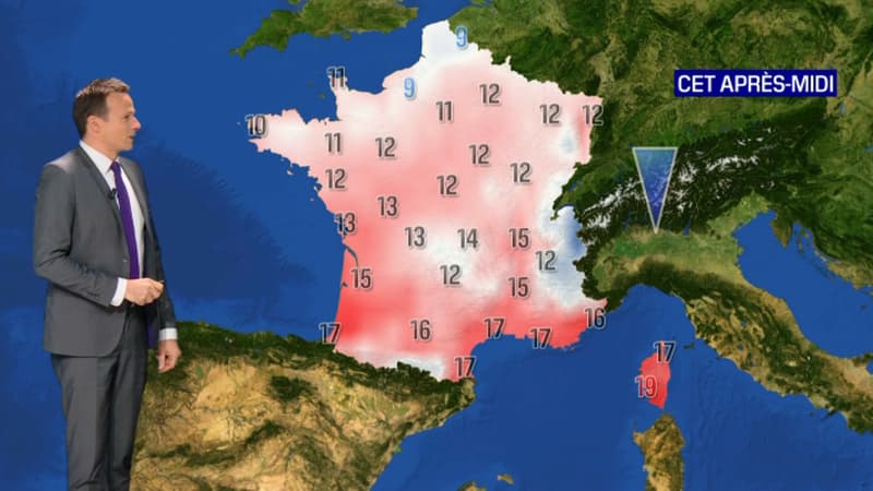 Météo: un temps maussade ce lundi, mais des températures relativement clémentes