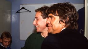 Jean-Pierre Papin et Bernard Tapie