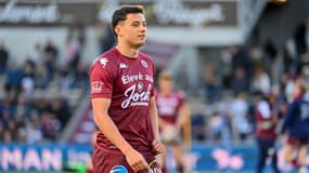 Louis Bielle-Biarrey avant d'affronter Clermont, le 21 avril 2024