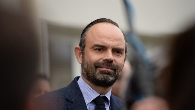 Édouard Philippe le 11 février 2019, près de Tours.