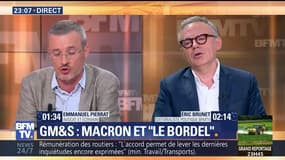 Emmanuel Pierrat/Éric Brunet: La formule d'Emmanuel Macron sur GM&S fait polémique