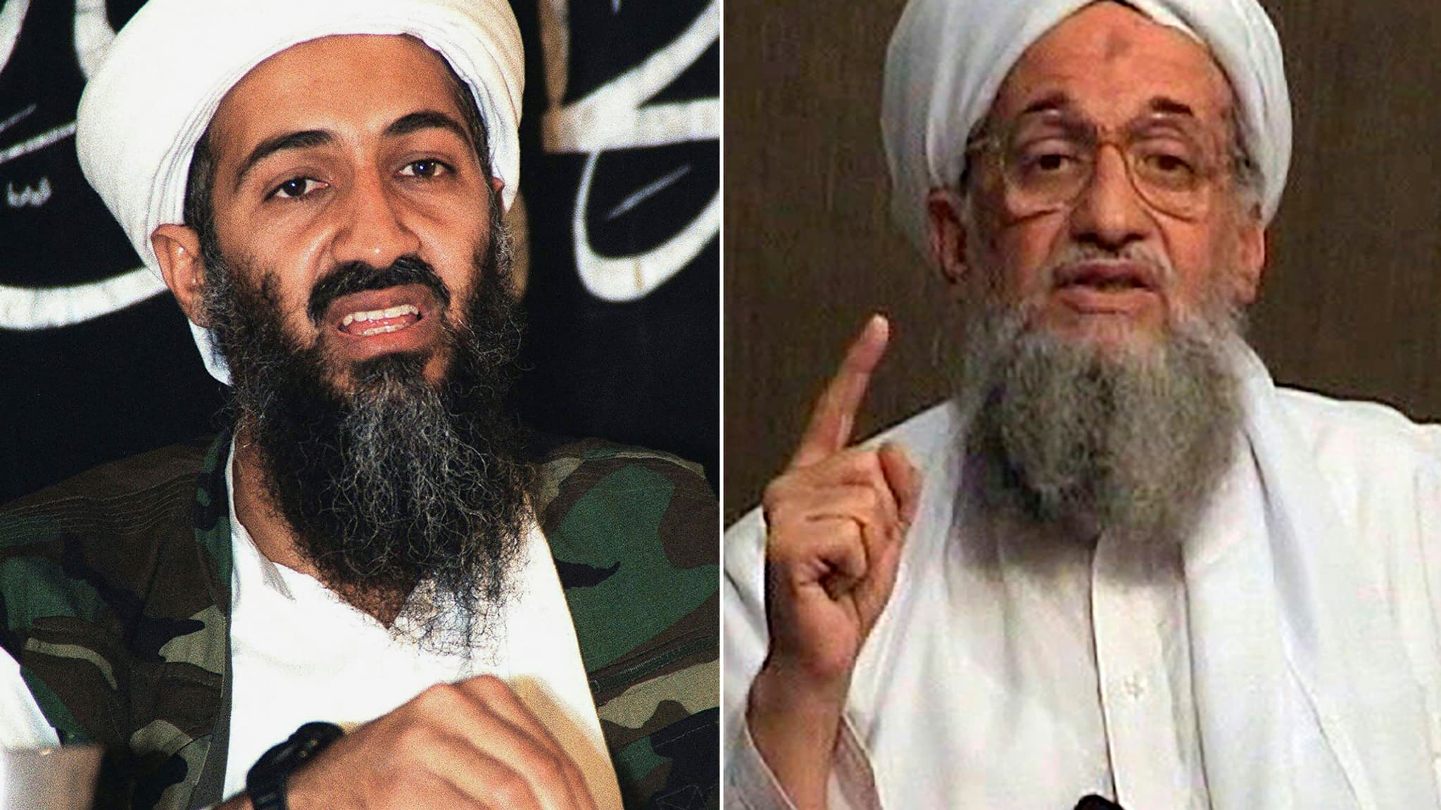 Oussama Ben Laden et Ayman al-Zawahiri.