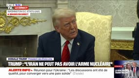 Donald Trump: "L'Iran ne peut pas avoir l'arme atomique"