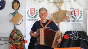 Christelle de Franceschi a battu le record du monde d'accordéon dans le Nord, samedi 24 juin 2023.