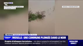 Inondations en Moselle: "J'ai un mètre d'eau dans la maison, tout est détruit" raconte Béatrice, habitante de Hombourg-Haut