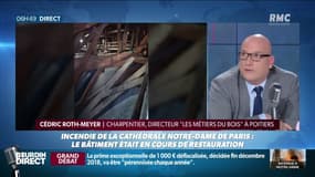 Incendie de Notre-Dame de Paris: "On va essayer de reconstituer la charpente en chêne à l'identique"