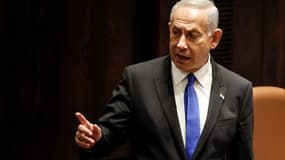 Benjamin Netanyahu à la Knesset le 29 décembre 2022. 
