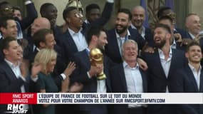 RMC Sport Awards : l’équipe de France de football sur le toit du monde