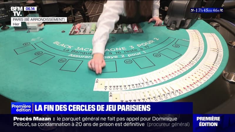 Censure du budget: les cercles de jeu parisiens devront fermer le 1er janvier