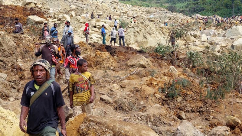 Papouasie-Nouvelle-Guinée: plus de 2.000 personnes ensevelies vivantes dans un glissement de terrain