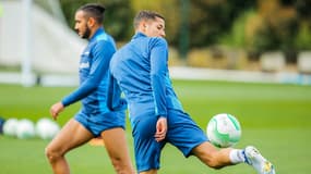 Dimitri Payet et Amine Harit en avril 2022