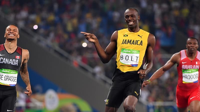 Andre De Grasse et Usain Bolt