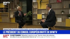 Économie: "Il faut redresser les finances publiques de la France", affirme Antonio Costa, président du Conseil européen