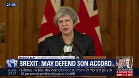 Brexit : Theresa May défend son accord avec l'UE