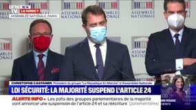 Christophe Castaner: "Nous allons proposer une réécriture complète de l'article 24" de la loi de "Sécurité globale"