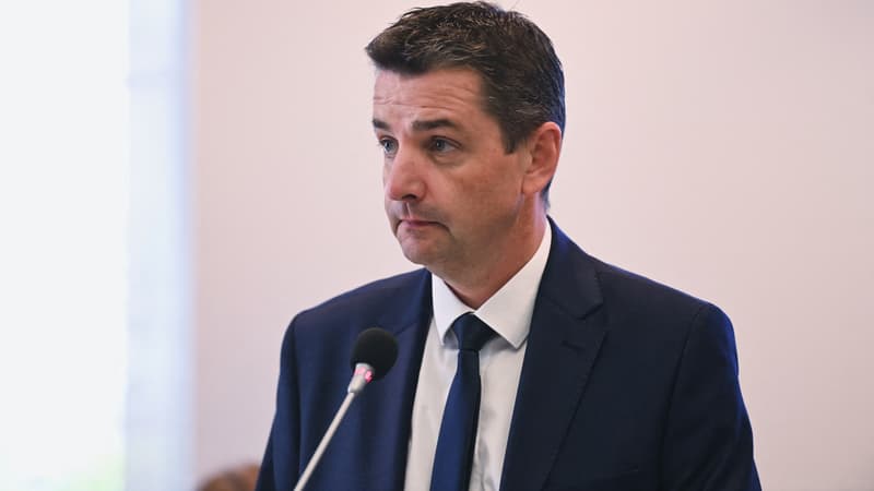 Gael Perdriau, maire de Saint-Etienne en septembre 2022 (photo d'illustration).