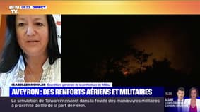 Incendie en Lozère et en Aveyron: la préfecture de Millau fait état de 700 hectares brûlés mais ne déplore aucune victime