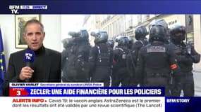 Olivier Varlet (UNSA Police) sur l'affaire Zecler: l'aide accordée aux policiers est "un dispositif qui existe dans toute l'administration"