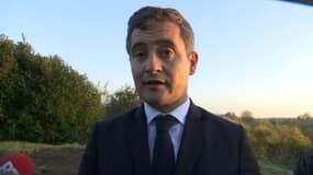 Gérald Darmanin à Sarre-Union (Bas-Rhin) le 28 octobre 2021.