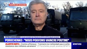 Ukraine: "Beaucoup de foyers sont coupés de l'électricité", assure Petro Porochenko