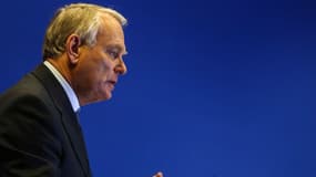 Le Premier ministre, Jean-Marc Ayrault, lors d'un meeting en mai 2013. (Image d'illustration)