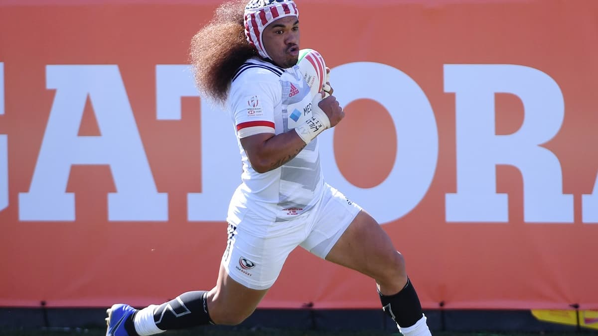 Folau Niua, star de l'équipe américaine du rugby à 7